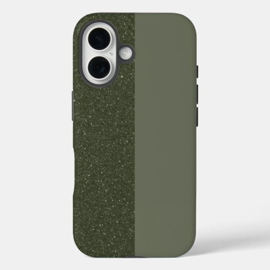 Moss Split iPhone 16ケース – マット&斑点 Case-Mate iPhoneケース (裏面)