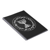 Mossad IDFイスラエル共和国の秘密情報機関のロゴ ノートブック (右側)