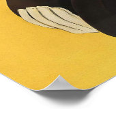 Mossant Hatsヴィンテージファッションポスター ポスター (角)