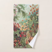 Mosses, Muscinae Laubmoose著Ernst Haeckel著 バスタオルセット (ハンドタオル)