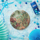 Mosses, Muscinae Laubmoose著Ernst Haeckel著 ペーパープレート (パーティー)