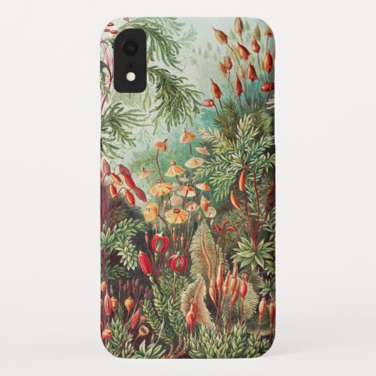 Mosses, Muscinae Laubmoose著Ernst Haeckel著 Case-Mate iPhoneケース (裏面)