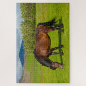 Mossfellsbaer Icelandic Horse ジグソーパズル (縦)