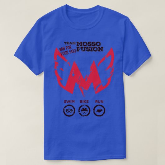 MossoTeamトライアスロン Tシャツ (デザイン正面)