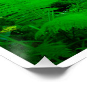 Mossy Forest Stream in Killarney National Park ポスター (コーナー)