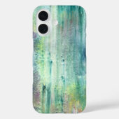 Mossy-Hand Painted Brushstrokes Case-Mate iPhoneケース (裏面)
