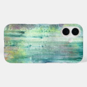 Mossy-Hand Painted Brushstrokes Case-Mate iPhoneケース (裏面 (横))