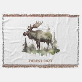 Mossy Moose Wildlife Portrait, custom スローブランケット