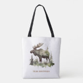Mossy Moose Wildlife Portrait, custom トートバッグ (裏面)