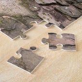 Mossy Mountain Stream in a Japanese Forest Jigsaw  ジグソーパズル (側面)
