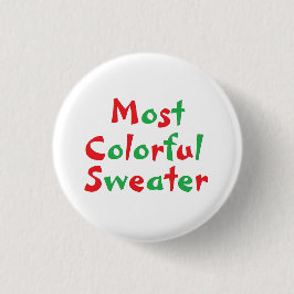 「Most カラフル Sweater」アワードボタン 缶バッジ