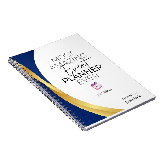 Most Amazing Event Planner Personalized Notebook ノートブック (右側)