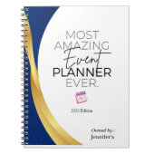 Most Amazing Event Planner Personalized Notebook ノートブック (正面)