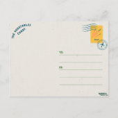 Most Appe-eling Carrot Artwork Postcard ポストカード (裏面)