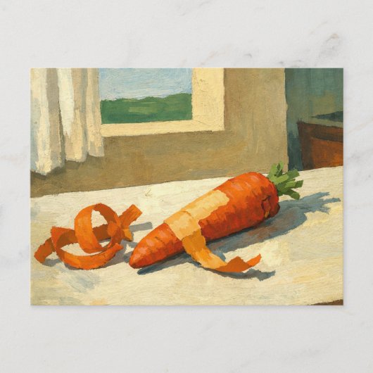 Most Appe-eling Carrot Artwork Postcard ポストカード (正面)