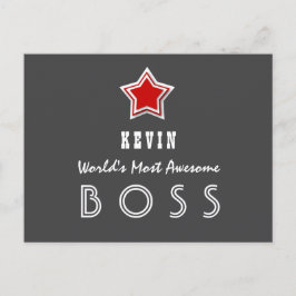 Most AwesomeBossサンドレッドスターA1 ポストカード