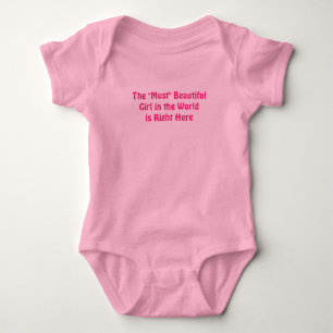 MOST BEAUTIFUL GIRL乳児衣服"A MUST HAVE" ベビーボディスーツ