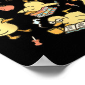 Most Definitely Not All In A Row Duck Back To Scho ポスター (角)