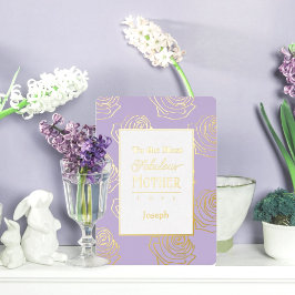 Most Fabulous Mother Lavender Foil Invitation 箔招待状