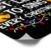 Most Likely Sing Every Christmas Song Xmas Family ポスター (角)