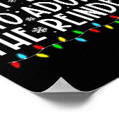 Most Likely To Adopt The Reindeer Funny Christmas ポスター (角)