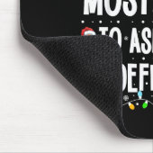 Most Likely To Ask Santa To Define Good Christmas  マウスパッド (コーナー)