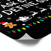 Most Likely To Ask Santa To Define Good Family Chr ポスター (角)