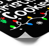 Most Likely To Bake C-hristmas Cookies Baker Match ポスター (角)