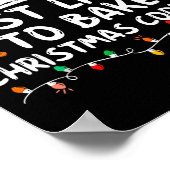 Most Likely To Bake Christmas Cookies Baker Christ ポスター (角)