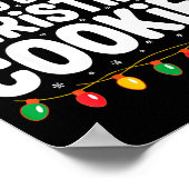 Most Likely To Bake Christmas Cookies Shirt Family ポスター (角)