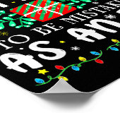 Most Likely To Be Mistaken As An Elf Xmas Matching ポスター (角)