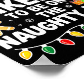 Most Likely To Be On The Naughty Lis Family Christ ポスター (角)