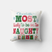 Most Likely to Be on the Naughty List  クッション (正面)