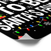 Most Likely To Be Santa's Favorite Family Matching ポスター (角)