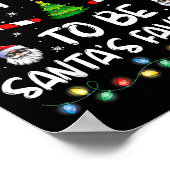 Most Likely To Be Santa's Favorite Funny Family Ch ポスター (角)