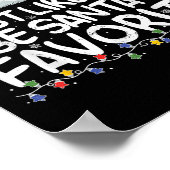 Most Likely To Be Santa's Favorite Matching Christ ポスター (角)