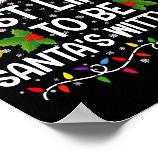 Most Likely To Be Santas Witty Elf Christmas  ポスター (角)