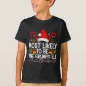 Most Likely To Be The Mpy Elf Funny Xmas Tシャツ (正面)