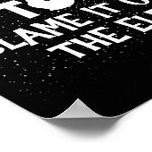 Most Likely To Blame It On The Elf Funny Christmas ポスター (角)