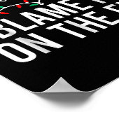 Most Likely To Blame It On The Elf Santa Family Ch ポスター (角)