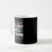 Most Likely To Boss Santa Around Family Matching C コーヒーマグカップ (正面左)