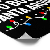 Most Likely To Boss Santa Around Family Matching C ポスター (角)