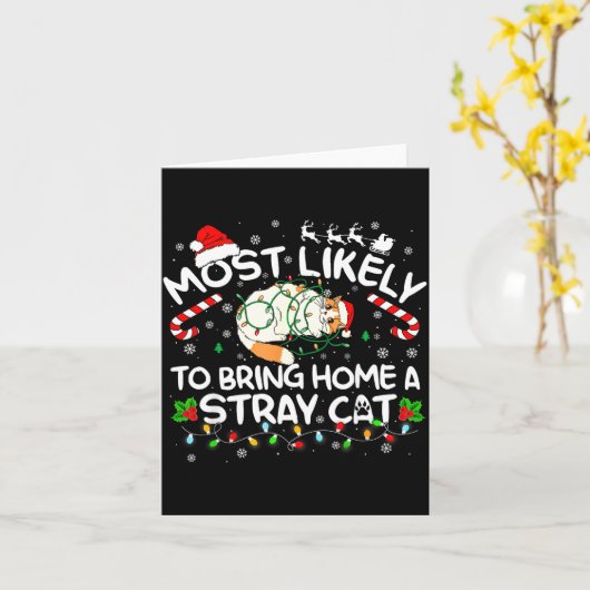 Most Likely To Bring Home A Stray Cat Matching Chr カード (黄色い花)