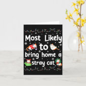 Most Likely To Bring Home A Stray Cat Matching Chr カード (黄色い花)