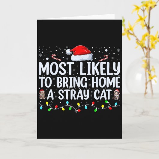 Most Likely To Bring Home A Stray Cat Matching Chr カード (黄色い花)