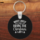 Most Likely To Bring The Christmas Joy  キーホルダー (正面)