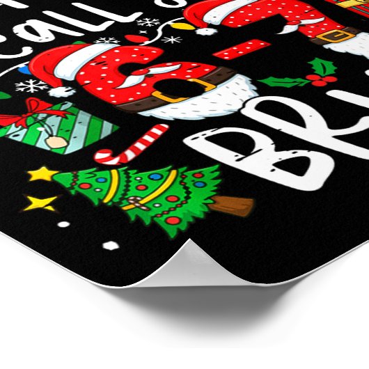 Most Likely To Call Santa 67 Bruh Six Seven Christ ポスター (角)