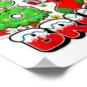 Most Likely To Call Santa 67 Bruh Six Seven Meme C ポスター (角)