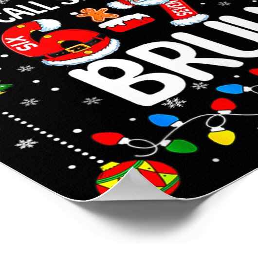 Most Likely To Call Santa 67 Six Seven Bruh Christ ポスター (角)