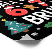 Most Likely To Call Santa 67 Six Seven Bruh Christ ポスター (角)